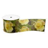 Ruban En Satin Rosebud jaune (Bobine)