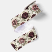Ruban En Satin Roses Antiques (Dos)