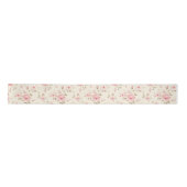 Ruban En Satin Roses peints en rose doux (Devant)