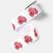 Ruban En Satin Roses roses (Dos)