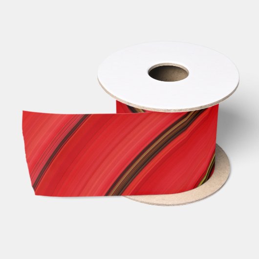 Ruban En Satin Rouge et noir (Bobine)