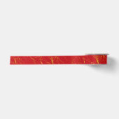 Ruban En Satin Rouge Et Or (Devant)