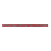 Ruban En Satin Rouge ruban Badger (Devant)