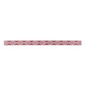 Ruban En Satin Rouge traditionnel balte letton Motif design (Devant)