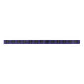 Ruban En Satin Royal Blue Black Plaid (Devant)