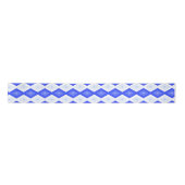 Ruban En Satin Royal blue diamond pattern (Devant)