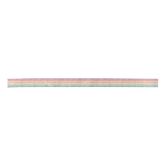 Ruban En Satin Ruban Aquarelle arc-en-ciel (Devant)