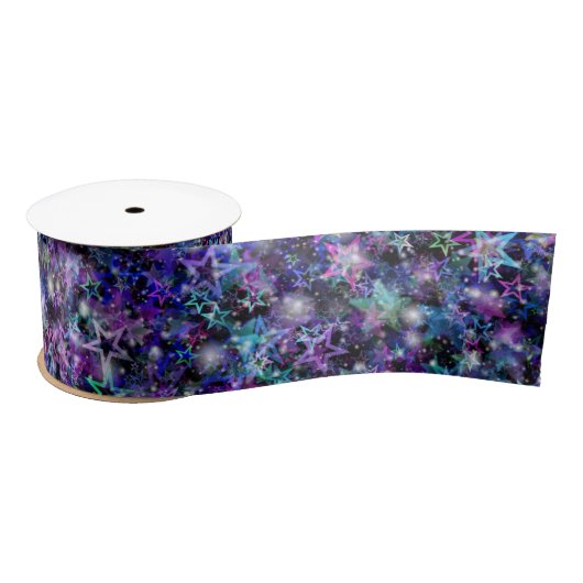 Ruban En Satin ruban arc-en-ciel (Bobine)