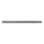 Ruban En Satin Ruban blanc noir rayé 10 Yrds Spool 1,5" De Largeu (Devant)