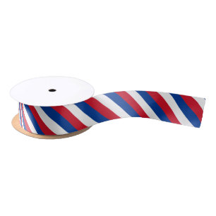 Ruban En Satin Ruban bleu, blanc et rouge