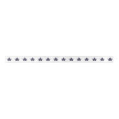 Ruban En Satin Ruban bleu Star (Devant)
