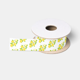 Ruban En Satin Ruban citron satin