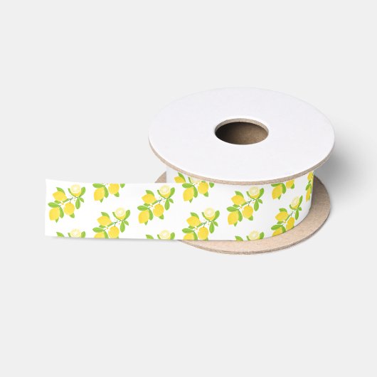 Ruban En Satin Ruban citron satin (Bobine)