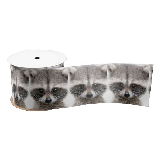 Ruban En Satin Ruban de la Figure Raccoon (Bobine)