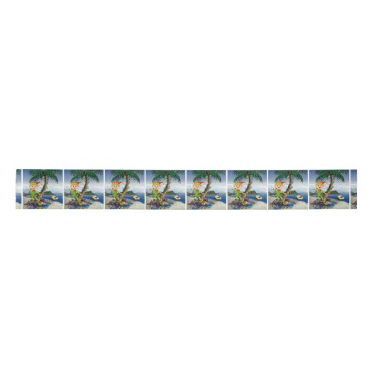 Ruban En Satin Ruban de Noël, Elf (Devant)