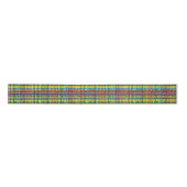 Ruban En Satin ruban de plaid d'arc-en-ciel (Devant)