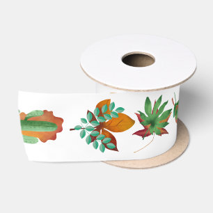 Ruban En Satin Ruban de satin Cactus et feuille