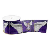 Ruban En Satin Ruban de satin d'âme violet (Bobine)