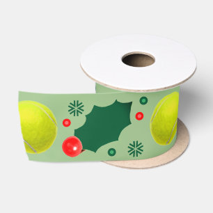 Ruban En Satin Ruban de satin de cadeau de Noël de tennis
