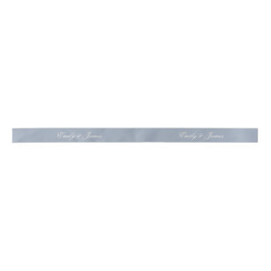 Ruban En Satin Ruban de satin personnalisé avec nom pour mariage