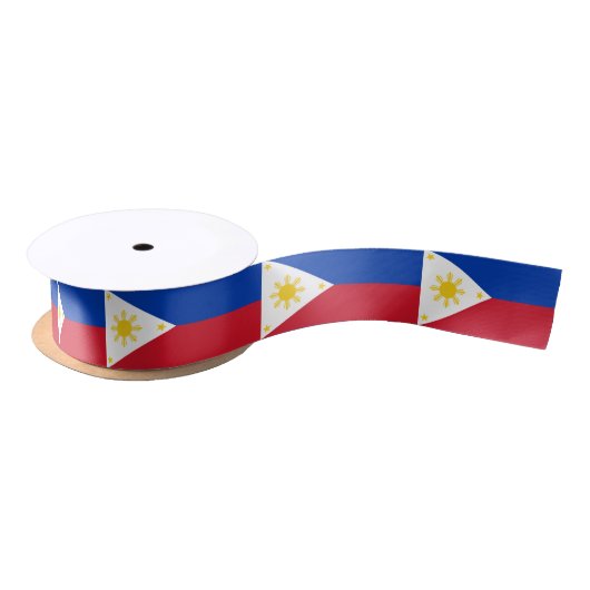 Ruban En Satin Ruban du drapeau philippin (Bobine)