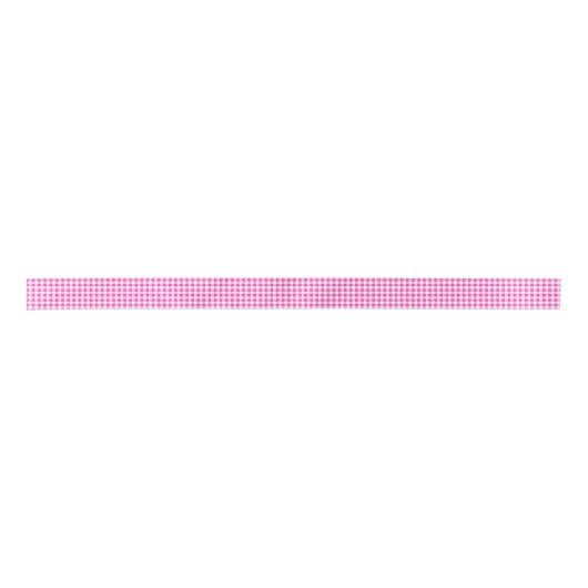 Ruban En Satin Ruban Fuchsia En vichy Satin (Devant)