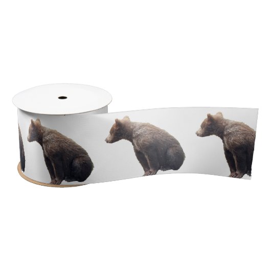 Ruban En Satin Ruban large 3 pouces en satin, 2 pattes de courbur (Bobine)