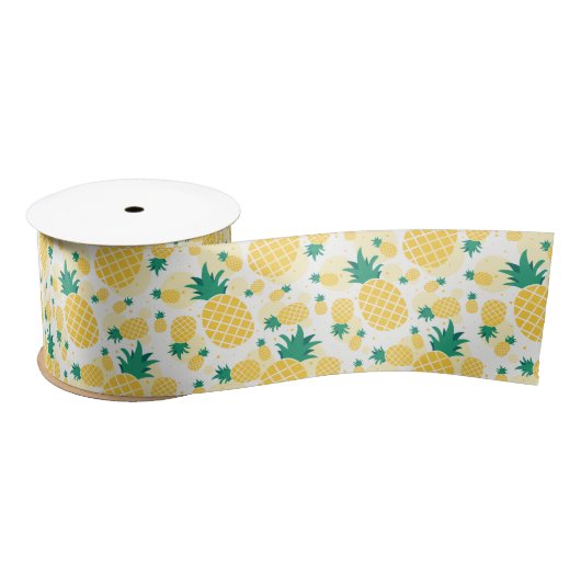 Ruban En Satin Ruban large en satin 3 pouces d'ananas, bassin de  (Bobine)