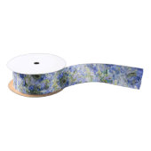 Ruban En Satin Ruban Motif Blue Hydrangeas (Bobine)