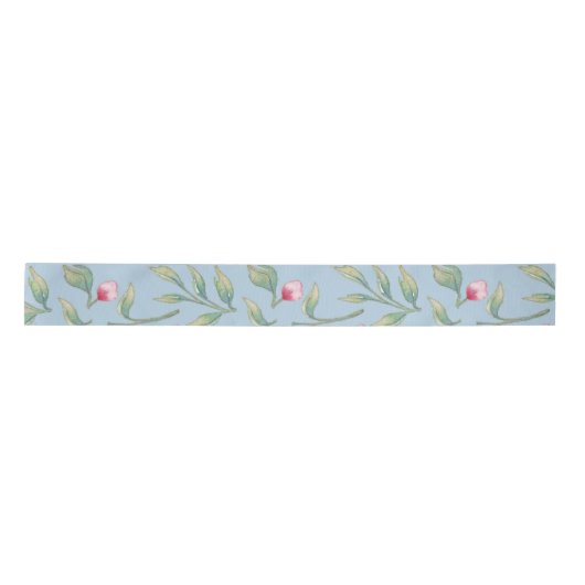 Ruban En Satin Ruban Omphalodes Mariage bleu satin (Devant)