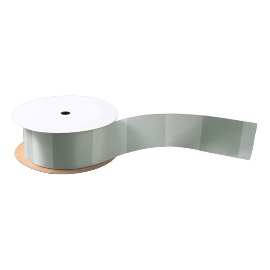 Ruban En Satin Ruban plat (vert/blanc) (Bobine)
