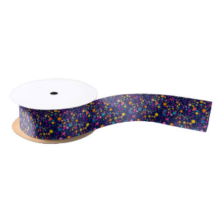 Ruban En Satin Ruban Rainbow Polka