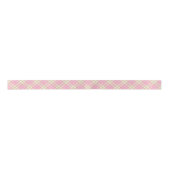 Ruban En Satin Ruban rose de plaid (Devant)