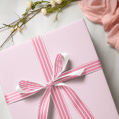 Ruban En Satin Ruban rose et blanc