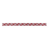 Ruban En Satin Ruban rouge Infinity Heart Ribbon (Devant)