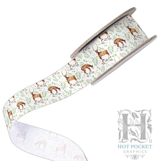Ruban En Satin Ruban Satin Cerf