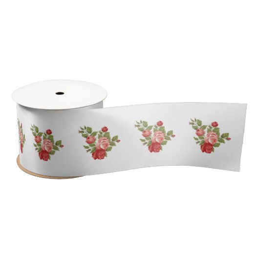 Ruban En Satin Ruban Satin Fleur (Bobine)