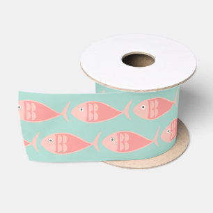 Ruban En Satin Ruban Satin Poisson Rose