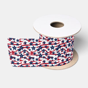 Ruban En Satin Ruban Satin Stars Patriotc