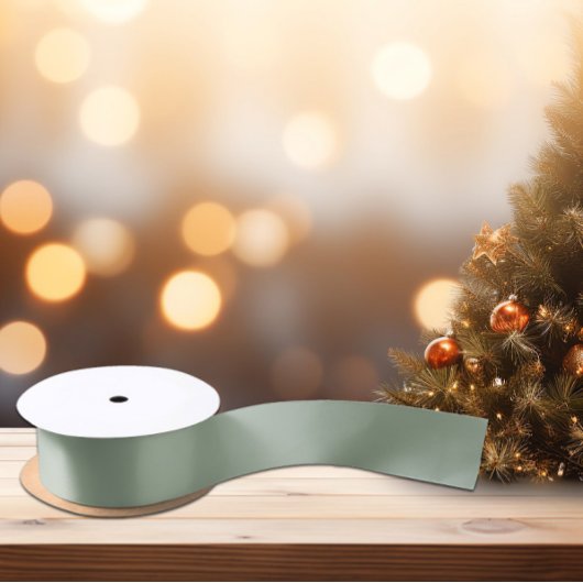 Ruban En Satin Ruban Satin Trend Color Soft Sage