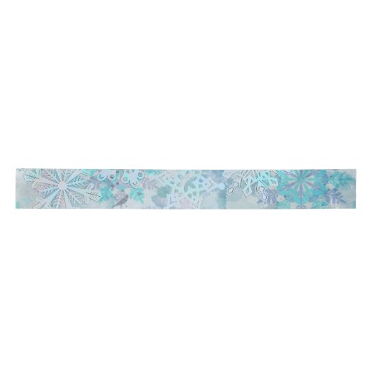 Ruban En Satin Ruban satiné Snowflakes (Devant)