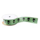 Ruban En Satin Ruban vert Alien 1,5 Pouce (Bobine)
