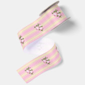 Ruban En Satin Rubans de satin Regency Roses (Dos)