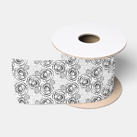 Ruban En Satin Rubans Roses (Bobine)