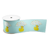 Ruban En Satin Rubber Ducky Baby Duckling Umbrella Satin Ribbon (Bobine)