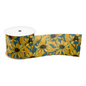 Ruban En Satin Rudbekia jaune (Bobine)
