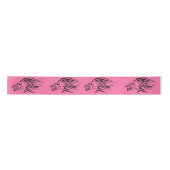 Ruban En Satin Running Lion Satin Ribbon Rose (Devant)