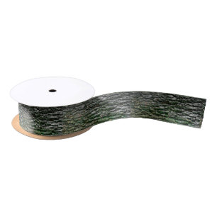 Ruban En Satin Russe Faux Wood Grain Tree Branche Moss