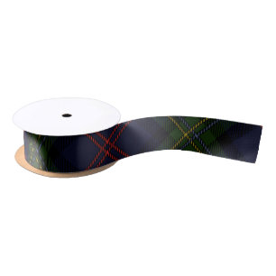 Ruban En Satin Rustique Plaid Élégant Classique Élégant Tartan