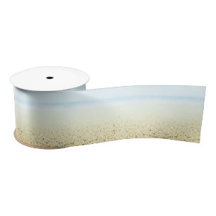 Ruban En Satin Sable et mer Calme Côté